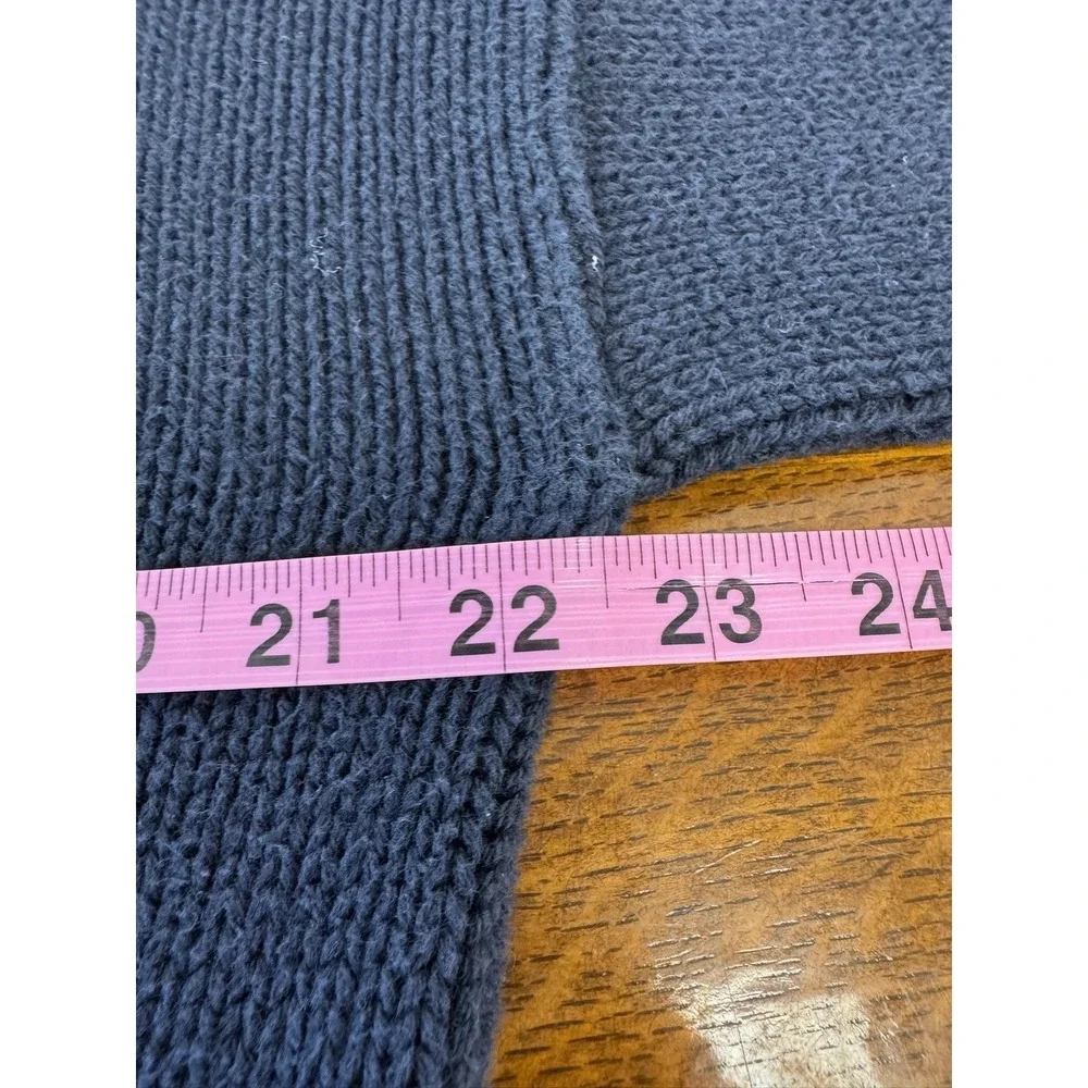 Vintage Dockers Sweater Mens Large Blue Chunky‎ Knit Crewneck Nautical USA 90s
